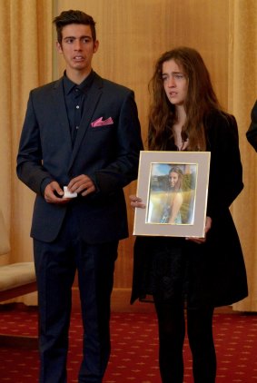 Masa Vukotic's brother Petar and sister Nadja.