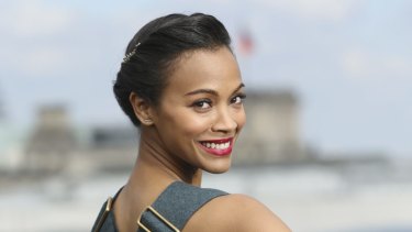 Zoe Saldana is shooting for the stars both on screen and off it.