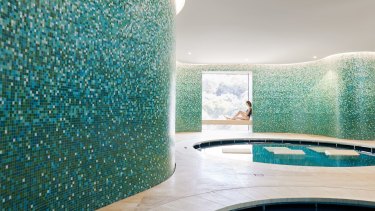 The RACV Cape Schanck Resort features a warm, salted relaxation pool.