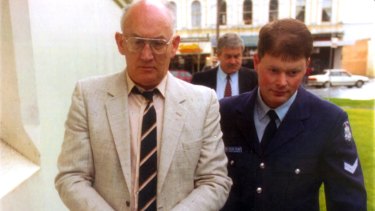 Gerald Ridsdale outside the County Court in Warrnambool in 1994.