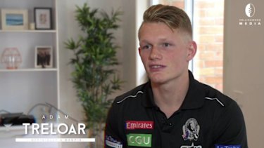 Video Of Adam Treloar In Collingwood Colours Appears Online