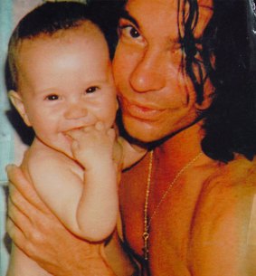 Hutchence was a doting father.