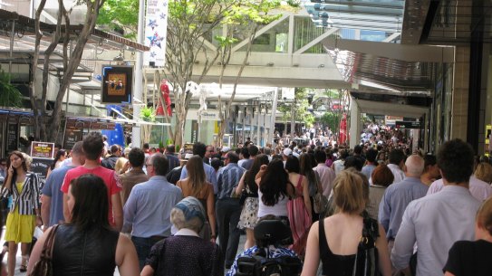 Signs of a rebound in wages growth should help close the wide gap between robust business sentiment and the more subdued consumer sector.