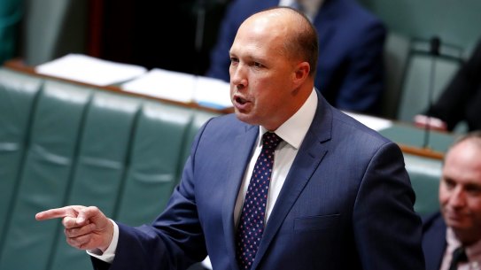 Immigration Minister Peter Dutton has repeatedly defended the visa changes.
