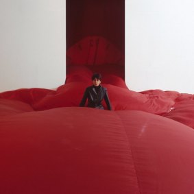 Think big: French artist Annette Messager, whose "motion/emotion" exhibition starts at the MCA on July 24, with one of her works. 