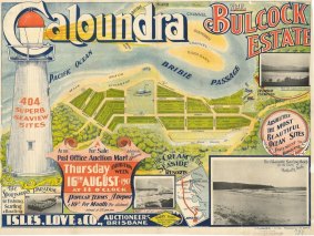 The Bulcock Estate at the Sunshine Coast suburb of Caloundra, auctioned in 1917.
