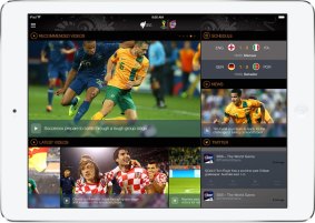 SBS' World Cup app.