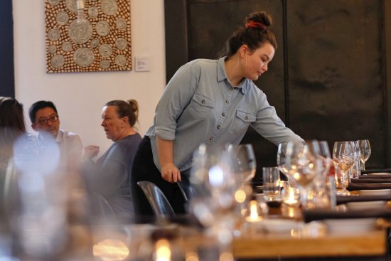 Internal photo of Charcoal Lane restaurant in Fitzroy on Thursday 6 February 2020.
Photo Luis Enrique Ascui