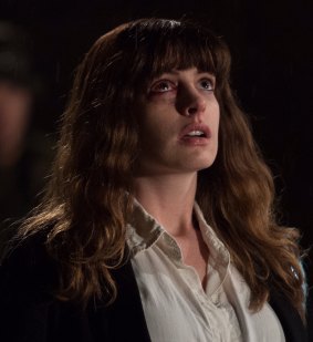 Anne Hathaway in Colossal.