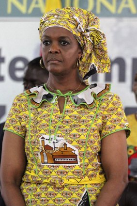 Aspirational: Zimbabwean first lady Grace Mugabe at this week's ZANU-PF Congress.