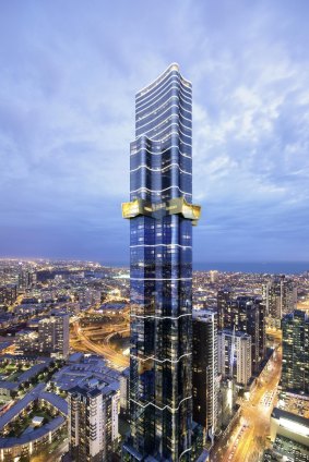 The Australia 108 skyscraper will be the tallest apartment building in Australia.