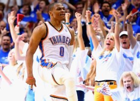 Drawcard: Thunder guard Russell Westbrook.