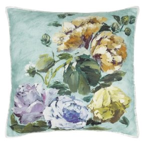 Designers Guild flower cushion.