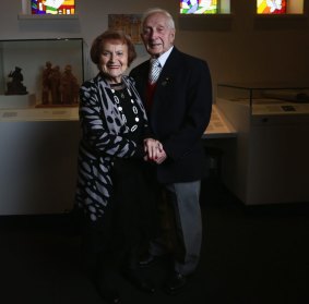Auschwitz survivors Abe and Cesia Goldberg, who have been married for 65 years.