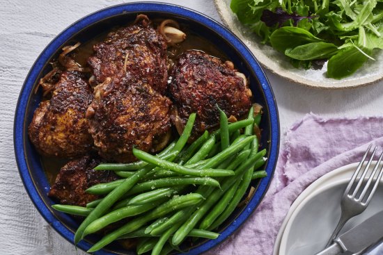 Karen Martini takes midweek chicken in a Middle Eastern direction.
