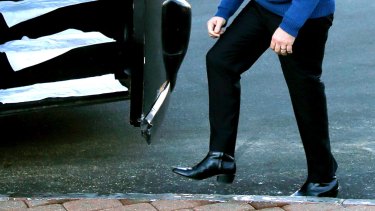 Senator Marco Rubio wore a much-discussed pair of high-heeled boots while campaigning.