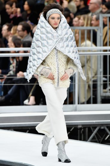 With bouffants and silver boots, Chanel rockets back to the early
