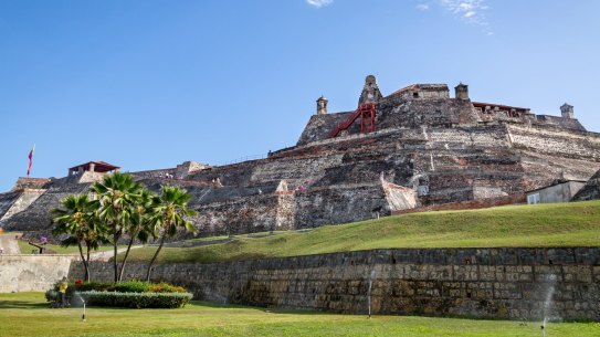 UNESCO World Heritage Site, Castillo de San Felipe de Barajas in Cartagena Columbia. Work on the fortress began in 1536 with an expansion in 1657. The fortress was named in honor of Philip IV of Spain who complained vigorously about the amount of money he was spending in Colombia. cr: iStock (downloaded for use in Traveller, no syndication, reuse permitted)ÃÂ 
SatSep17OneandOnlyCARTAGENA
ONE &amp; ONLY Ã¢ÂÂ CARTAGENA, COLOMBIA by Rob McFarland
