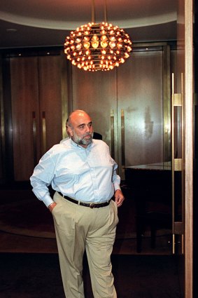 Demis Roussos at Crown Casino in Melbourne in 1998.
