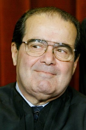 US Supreme Court Justice Antonin Scalia in 1986.