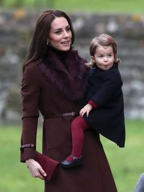 The Duchess of Cambridge and Princess Charlotte were in attendance.