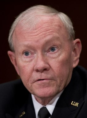 General Martin Dempsey, chairman of the US Joint Chiefs of Staff.