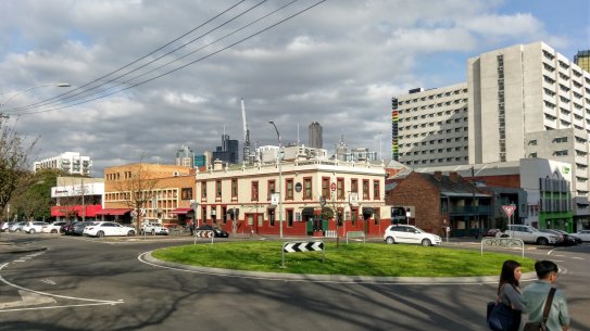 The Corkman Irish pub in Carlton, built in 1857, as it was last October. 