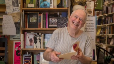 Kris Hemensley, owner of  Collected Works , a shop specialising in poetry.
