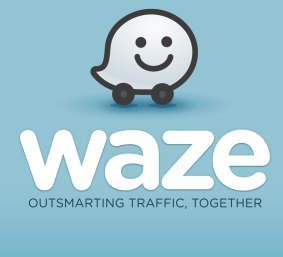 The Waze icon.