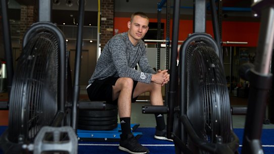Gym owner, Luke Champion, uses Afterpay to pay for small purchases and he always makes his repayments on time
