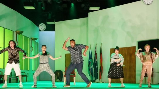 Sydney Theatre Company's production of How to Rule the World.