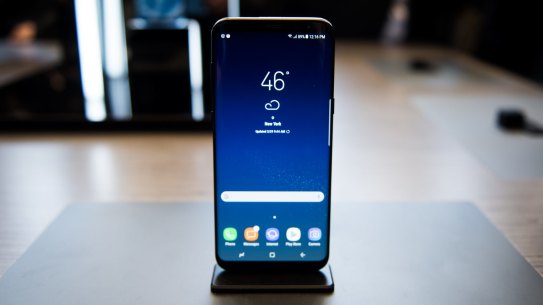The Samsung Electronics Co. Galaxy S8+ smartphone