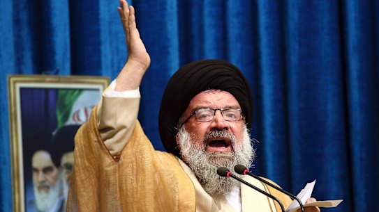 A supposedly charitable foundation controlled by Ali Khamenei, pictured, has reportedly accrued assets worth an estimated $95 billion.