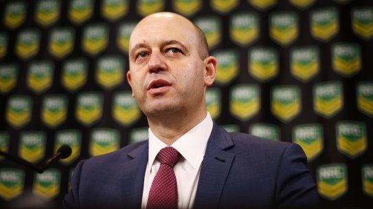 Pledging full co-operation: NRL CEO Todd Greenberg says anyone found guilty of match fixing would be banned for life.