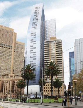 Grocon's proposal for 85 Spring Street has been rejected by Planning Minister Richard Wynne.