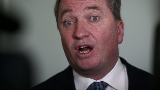 Nationals leader BarnabyJoyce 