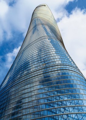 The glittering Shanghai Tower, which is proving hard to fill.