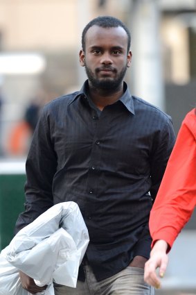 Nassir Bare, pictured outside court in 2012. 