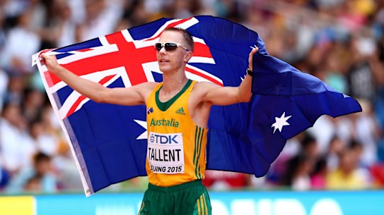 Olympic race walker Jared Tallent.