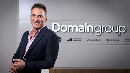 Domain chief executive Antony Catalano said the move into insurance would boost revenue from transactions.