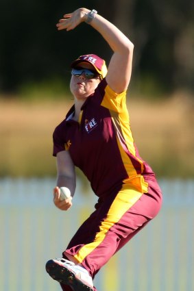 Grace Harris in action for Queensland last year.