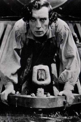 Buster Keaton in "The General".