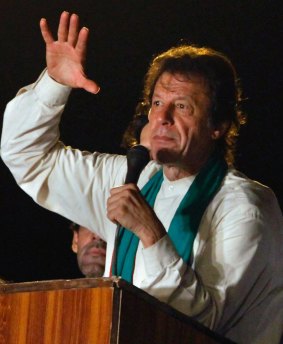 Demagogue: Cricketer-turned-politician Imran Khan needs to rein in his rhetoric.