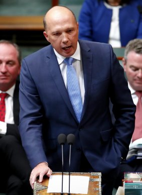 Immigration Minister Peter Dutton has seized on divisions in Labor over his citizenship changes.