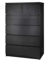 IKEA's Malm chest of six drawers retails for $279 in Australia.