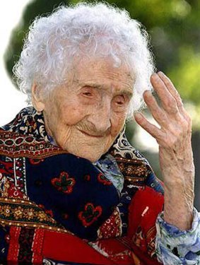 Daily smoker: Jeanne Calment died at the age of 122.