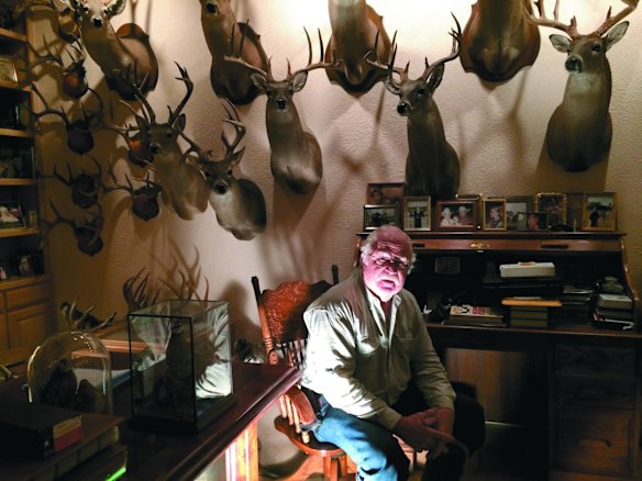 Head count: Mike Vickers, leader of a volunteer border patrol unit, often finds corpses of illegal immigrants near his southern Texas ranch house.