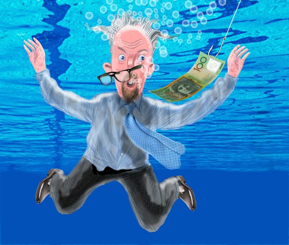 Nevermind, Gen X is doing fine. Illustration: Rocco Fazzari (with apologies to Nirvana and Kirk Weddle)