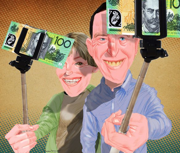 More and more Australians are opting to manage their own superannuation schemes. Illustration: Rocco Fazzari