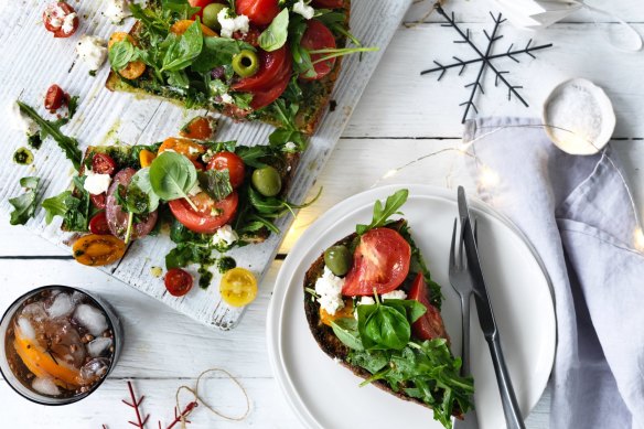 Big bruschetta salad.